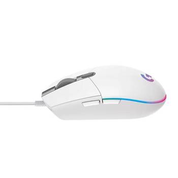 Logitech G G203 Beyaz Lightsync RGB Gaming Mouse