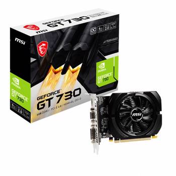 MSI GeForce GT 730 N730K-4GD3/OC 4GB DDR3 64 Bit Ekran Kartı