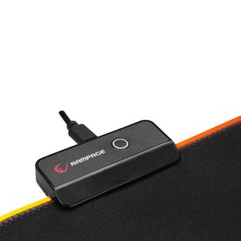 Rampage MP-21 Siyah RGB Gaming Mouse Pad