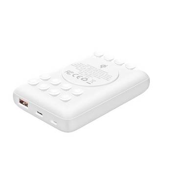 Energizer Ultimate QP10000PQ 10000mAh 10W Qi Kablosuz Taşınabilir Hızlı Beyaz Şarj Cihazı 
