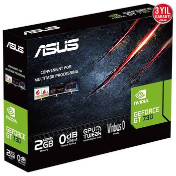 ASUS GeForce GT 730 SL BRK E 2GB GDDR5 64 Bit Ekran Kartı