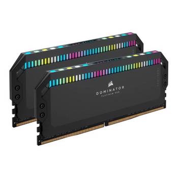 CORSAIR 32GB (2x16GB) Dominator Platinum RGB Siyah 6000MHz CL36 DDR5 Dual Kit Ram