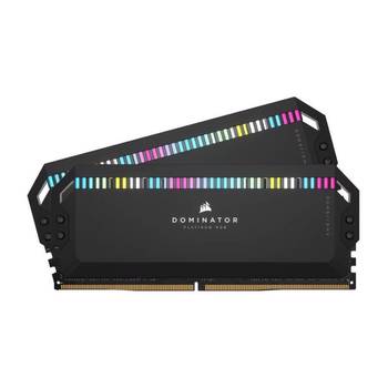 CORSAIR 32GB (2x16GB) Dominator Platinum RGB Siyah 6000MHz CL36 DDR5 Dual Kit Ram