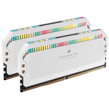 CORSAIR 32GB (2x16GB) Dominator Platinum RGB Beyaz 5600MHz CL36 DDR5 Dual Kit Ram