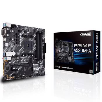 ASUS PRIME A520M-A 4800MHz(OC) DDR4 Soket AM4 M.2 HDMI DVI VGA mATX Anakart