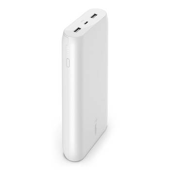 Belkin Boost Charge 20.000 mAh USB Type-C 15W Hızlı Şarj Beyaz Powerbank