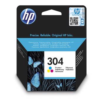 HP 304 N9K05AE 100 Sayfa Üç Renkli Mürekkep Kartuşu