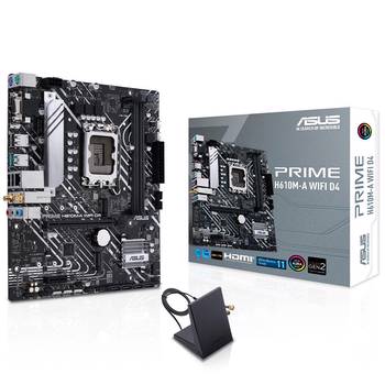 ASUS PRIME H610M-A WIFI D4 3200MHz DDR4 Soket 1700 M.2 HDMI DP D-Sub mATX Anakart