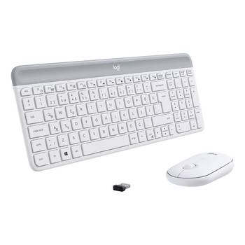 Logitech MK470 Beyaz Türkçe Q Kablosuz Klavye Mouse Set