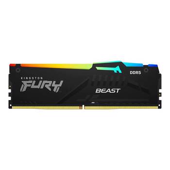 Kingston 8GB FURY Beast RGB 6000Mhz CL40 DDR5 Single Kit Ram
