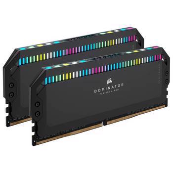 CORSAIR 32GB (2x16GB) DOMINATOR PLATINUM RGB 6400MHz CL32 DDR5 Siyah Dual Kit Ram