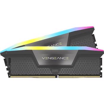 CORSAIR 32GB(2x16GB) Vengeance RGB 5600MHz CL36 DDR5 AMD EXPO Siyah Dual Kit Ram