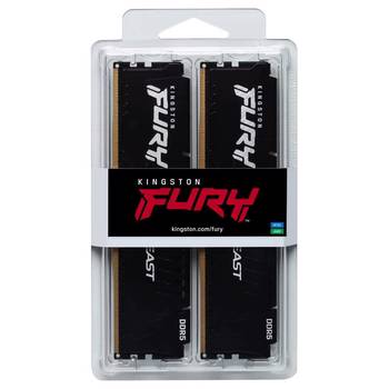 Kingston 32GB(2x16GB) FURY Beast Black 5200 MHz CL40 DDR5 Dual Kit Ram