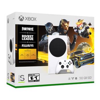 Microsoft Xbox Series S 512GB Beyaz Oyun Konsolu (Fortnite + Rocket League + Fall Guys Bundle) 