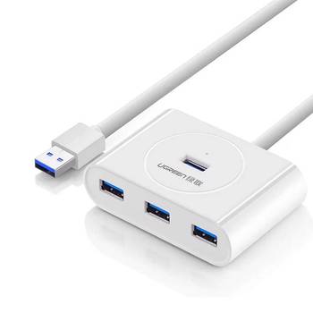 Ugreen USB 3.0 4 Portlu Beyaz 1m Hub Çoklayıcı 