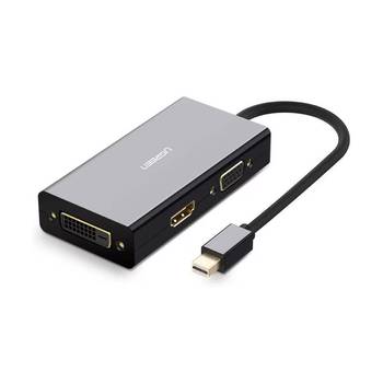 Ugreen Mini Displayport To HDMI VGA DVI Siyah Dönüstürücü Adaptör | ITOPYA