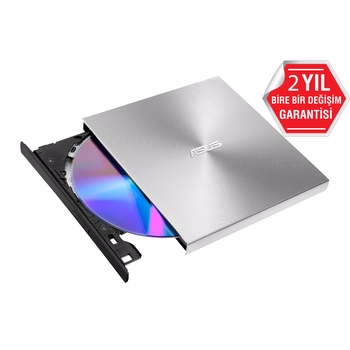 ASUS ZenDrive U9M Windows ve Mac OS USB Type-C M-DISC Ultra İnce Taşınabilir 8X DVD Gümüş Harici Yazıcı