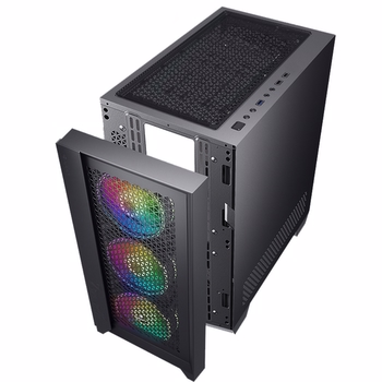 GameBooster GB-Z007B 650w 80+ BRONZE USB 3.0 Mesh ARGB E-ATX Gaming Kasa