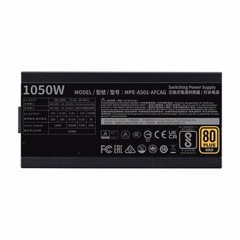 Cooler Master MWE V2 1050W 80+ GOLD Full Modüler PCIE GEN 5.0 ATX 3.0 140mm Fanlı PSU