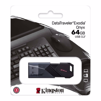 Kingston 64GB DataTraveler Exodia Onyx USB 3.2 USB Bellek