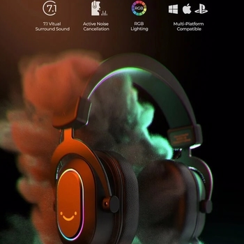 Fifine Ampligame H6 Mikrofonlu Gaming 7.1 RGB Kulaklık