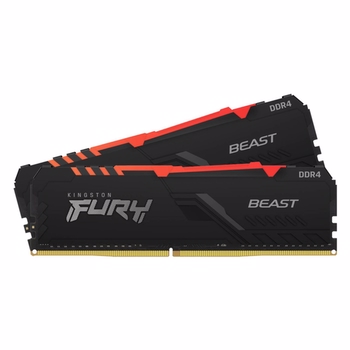 Kingston 16GB(2x8GB) FURY Beast RGB 3200Mhz CL16 DDR4 Dual Kit Ram