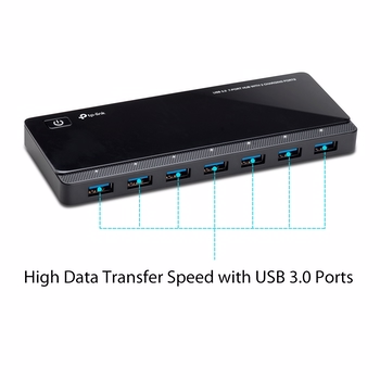 TP-LINK UH720 2 Şarj Portlu USB 3.0 7-Portlu Hub