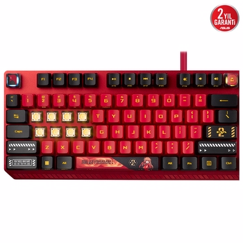 ASUS ROG STRIX Scope RX EVA Edition Red Switch İngilizce Optik Mekanik Gaming Klavye