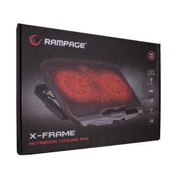 Rampage AD-RX34 X-FRAME Siyah Notebook Soğutucu 