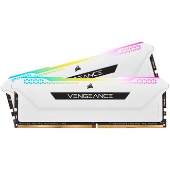 CORSAIR 16GB(2x8GB) Vengeance RGB PRO SL Beyaz 3200MHz CL16 DDR4 Dual Kit Ram