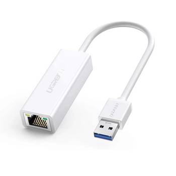 Ugreen USB 3.0 to RJ45 Gigabit Beyaz Ethernet Dönüştürücü Adaptör 