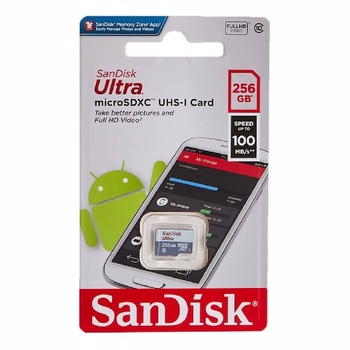 SanDisk Ultra 256 GB microSDXC Class 10 UHS-I Hafıza Kartı